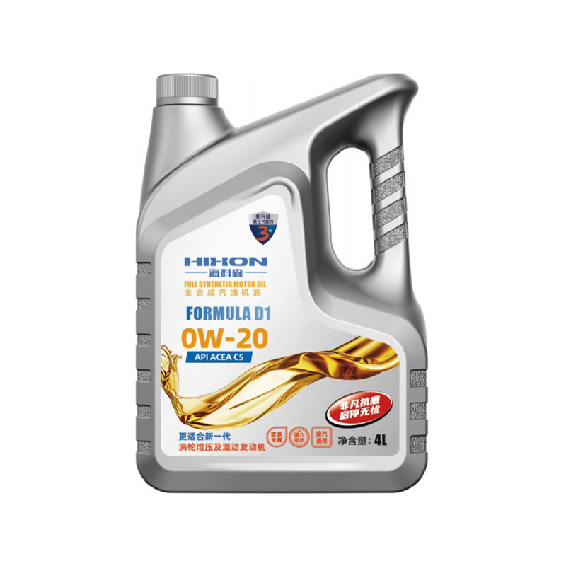Hixon Formula D1 0W-20 Fully Synthetic Motor Oil (API SP / ACEA C5)